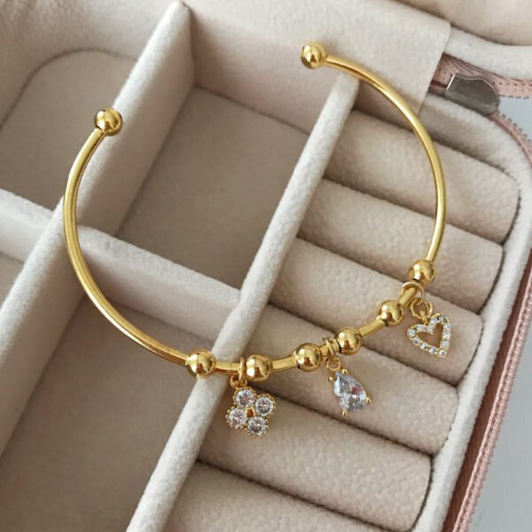 Altın Kaplama Charm Bileklik