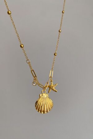 Çelik Charm Kolye