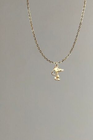 Çelik Snoopy Kolye