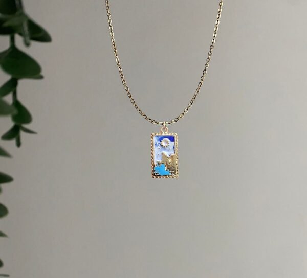 Çelik Tarot Kolye
