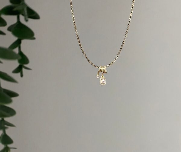 Çelik Charm Kolye