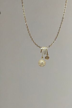 Çelik Charm Kolye