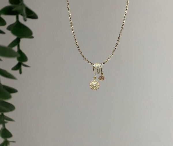 Çelik Charm Kolye