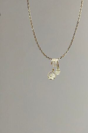 Çelik Charm Kolye