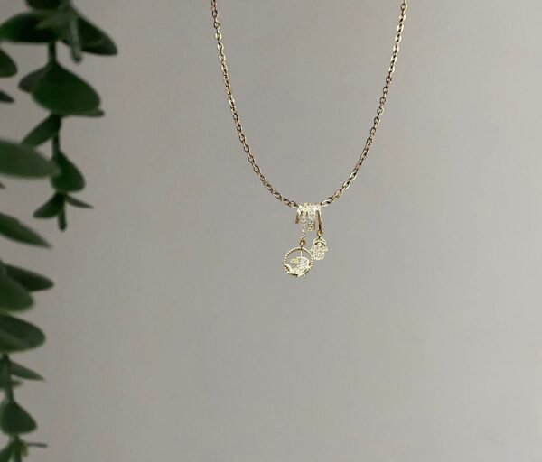 Çelik Charm Kolye
