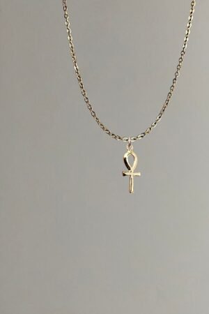 Çelik Ankh Kolye